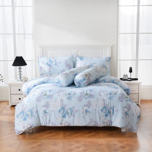 [EZO.0800837] AZKO Sleeplite Seprai Microfiber Flower Nyla Sprei Motif Seprai Aesthetic Seprei Sheet Set Bed Sheet Aksesoris Tempat Tidur Set Sarung Bantal Sarung Guling