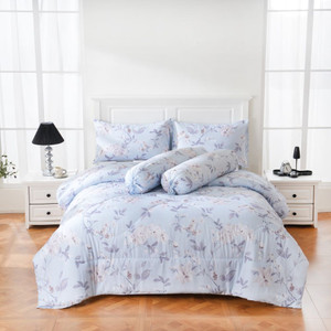 [EZO.0800839] AZKO Sleeplite Seprai Microfiber Flower Orchid Sprei Motif Seprai Aesthetic Seprei Sheet Set Bed Sheet Aksesoris Tempat Tidur Set Sarung Bantal Sarung Guling