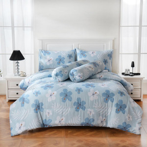 [EZO.0800840] AZKO Sleeplite Seprai Microfiber Flower Myra Sprei Motif Seprai Aesthetic Seprei Sheet Set Bed Sheet Aksesoris Tempat Tidur Set Sarung Bantal Sarung Guling