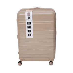 [EZO.0800849] AZKO Passport Blythe Koper Pc & Abs Tsa Lock - Krem Beige Hardcase Luggage Koper Bagasi Dengan Tsa Tas Jalan-Jalan Travel Bag Tas Roda