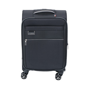 [EZO.0800855] AZKO Luggo Royce Koper Tsa Lock Lightweight - Hitam Softcase Luggage Koper Kabin Dengan Tsa Tas Jalan-Jalan Travel Bag Tas Roda