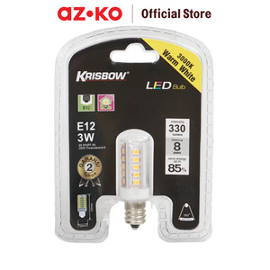 [EZO.0800881] AZKO Krisbow Corn Bohlam Led 3 watt Warm White E12 - Kuning Bulb Lampu Cahaya Kuning Indoor Outdoor Light Led Light Bolam
