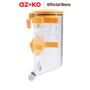 [EZO.0800882] AZKO Paws N Tails Pet Water Bottle W Holder Pin Yellow 400 Pet Feeding Bottle Animal Feeder Botol Minuman Hewan Peliharaan Aksesoris Hewan Peliharaan