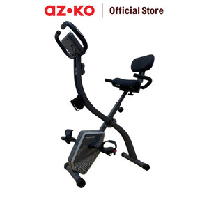 [EZO.0800890] AZKO Kinetic Fold Recumbent Grey Ns-656 Peralatan Fitnes Alat Gym Peralatan Olahraga Indoor Bike Static Bicycle
