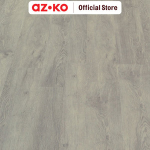 [EZO.0800895] AZKO Vinyl Click Kris 5.3mm Oak Grey 1.75M2 Vinyl Floor Lantai Motif Kayu Pelapis Lantai