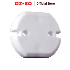 [EZO.0800910] AZKO Kindla 3.7X3.3X2.5 cm Set 6 Pcs Cover Pelindung Soket Listrik Abs Power Socket Cover Penutup Colokan Listrik Alat Keamanan Safety Tools