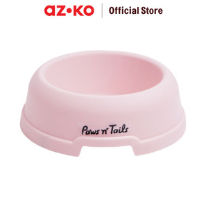 [EZO.0800911] AZKO Paws N Tail Pet Bowl Antislip Small Pink Wadah Makanan Anabul Anjing Kucing Pet Food Bowl Perlengkapan Makan Hewan Peliharaan