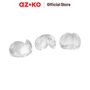 [EZO.0800916] AZKO Kindla 3.4X3.4X2.1 cm Set 4 Pcs Pelindung Sudut Meja Table Corner Protector Pelindung Pinggiran Meja Serbaguna Pengaman Sudut Furniture