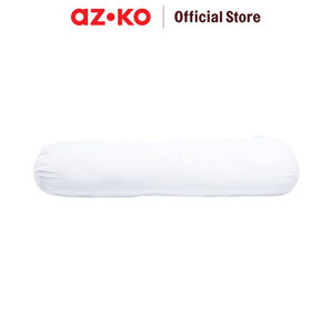 [EZO.0800920] AZKO Sleeplite 24X87 cm Guling Solid - Putih Bolster Bantal Panjang Perlengkapan Kamar Tidur Aksesoris Kasur