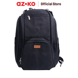 [EZO.0800929] AZKO Kindla Twinkle Stars Tas Perlengkapan Bayi - Hitam Mommy Bag Tas Menyimpan Susu Popok Tas Anak Bayi Untuk Bepergian Perlengkapan Bayi