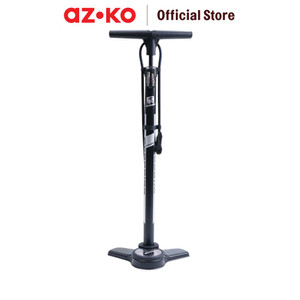 [EZO.0800932] AZKO Skorpion Bike Floor Pumps Afp-141 Black Bike Pumps Bicycle Pump Pompa Angin Ban Perlengkapan Bersepeda