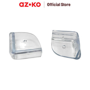 [EZO.0800938] AZKO Kindla 4.4X4.4X2 cm Set 4 Pcs Pelindung Sudut Meja Fleksibel Table Corner Protector Pelindung Pinggiran Meja Serbaguna Pengaman Sudut Furniture