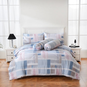 [EZO.0800971] AZKO Sleeplite Set Seprai Microfiber Abstrak Mila Sprei Motif Seprai Aesthetic Seprei Sheet Set Bed Sheet Aksesoris Tempat Tidur Set Sarung Bantal Sarung Guling