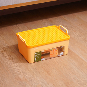 [EZO.0800995] AZKO Stora Brick Kotak Penyimpanan Kotak Serbaguna Plastik Wadah Simpan Storage Box Dengan Handle Boks Organizer