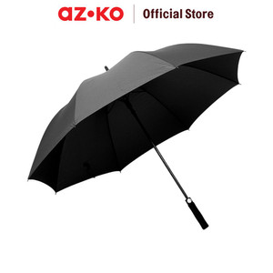 [EZO.0801019] AZKO Passport 132 cm Umbrella Stick Auto Open - Hitam Umbrella Stick Payung Otomatis Terbuka Perlindungan Hujan Dan Matahari