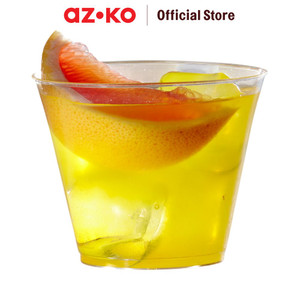[EZO.0801021] AZKO Kris 266 ml Set 25 Pcs Gelas Plastik Disposable Gelas Sekali Pakai Plastik Cup Food Grade Wadah Minuman Peralatan Minum Drinkware