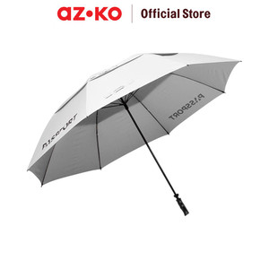 [EZO.0801024] AZKO Passport 160 cm Payung Golf Manual Air Vent - Silver Golf Umbrella Payung Lapangan Golf Perlindungan Hujan Dan Panas
