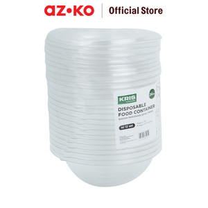 [EZO.0801027] AZKO Kris 700 ml Set 12 Pcs Wadah Makanan Disposable Round Food Container Kotak Makan Food Grade Serbaguna Tempat Makanan Sekali Pakai Food Storage Kitchenware
