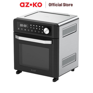 [EZO.0801031] AZKO Klaz 15 ltr Air Fryer Oven Digital 1200 Watt - Hitam Alat Masak Goreng Pembuat Makanan Penggoreng Tanpa Minyak Elektronik Dapur