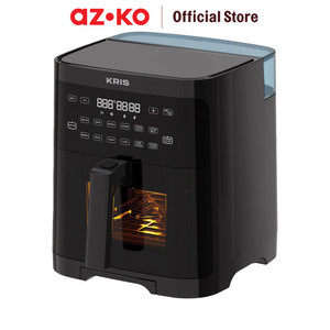 [EZO.0801032] AZKO Kris 5 ltr Air Fryer Digital Dengan Steam 1000 Watt - Hitam Alat Masak Goreng Pembuat Makanan Penggoreng Tanpa Minyak Elektronik Dapur