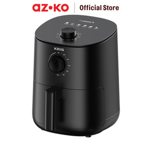 [EZO.0801034] AZKO Kris 2.7 ltr Air Fryer Manual 800 Watt - Hitam Alat Masak Goreng Pembuat Makanan Penggoreng Tanpa Minyak Elektronik Dapur