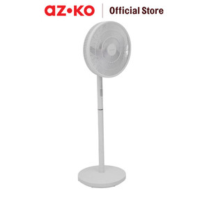 [EZO.0801047] AZKO Krisbow 16 inci Kipas Angin Berdiri Emergency - Putih Standing Fan Penyejuk Ruangan Kipas Lantai