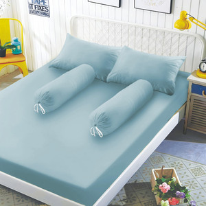 [EZO.0801051] AZKO Sleeplite Set Seprai Microfiber - Biru Seasalt Sprei Polos Seprai Aesthetic Seprei Sheet Set Bed Sheet Aksesoris Tempat Tidur Set Sarung Bantal Sarung Guling