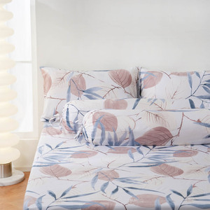[EZO.0801075] AZKO Sleeplite Set Seprai Microfiber Flower Ellie Seprai Motif Seprai Aesthetic Seprei Sheet Set Bed Sheet Aksesoris Tempat Tidur Set Sarung Bantal Sarung Guling