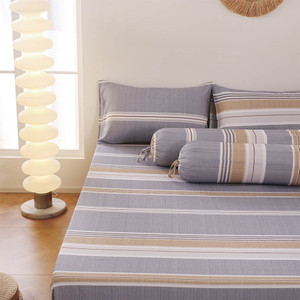 [EZO.0801077] AZKO Sleeplite Set Seprai Microfiber Stripe Drew Seprai Motif Seprai Aesthetic Seprei Sheet Set Bed Sheet Aksesoris Tempat Tidur Set Sarung Bantal Sarung Guling