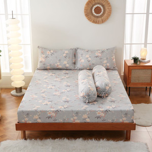 [EZO.0801085] AZKO Sleeplite Set Seprai Microfiber Flower Amy Sprei Motif Seprai Aesthetic Seprei Sheet Set Bed Sheet Aksesoris Tempat Tidur Set Sarung Bantal Sarung Guling