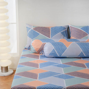 [EZO.0801087] AZKO Sleeplite Set Seprai Microfiber Aria Abstrak Sprei Motif Seprai Aesthetic Seprei Sheet Set Bed Sheet Aksesoris Tempat Tidur Set Sarung Bantal Sarung Guling