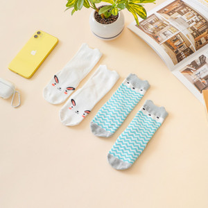 [EZO.0801089] AZKO Ataru Set 2 Pasang Kaos Kaki Bayi Baby Socks Kaus Kaki Anak Bayi Lucu Kid Cute Socks