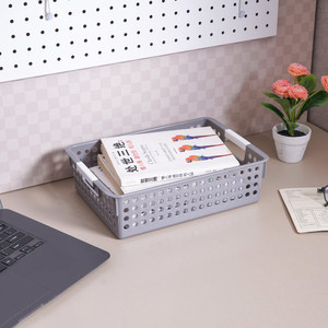[EZO.0801101] AZKO Stora Dots Keranjang Penyimpanan Short Handle Storage Basket Kotak Penyimpanan Serbaguna Bin Organizer Tempat Simpan Barang