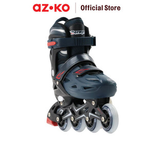 [EZO.0801120] AZKO Berwyn Ukuran M Sepatu Roda Inline Skate - Biru Navy/Merah Inline Skates Roller Shoes Perlengkapan Olahraga