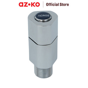 [EZO.0801132] AZKO Acroz Shower Stop Valve Chrome T1004-F83 Kran Air Kamar Mandi Kran Air Stop Valve Faucet Bathroom Tools