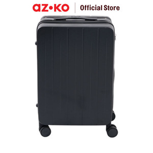 [EZO.0801139] AZKO Luggo 20 inci Encore Koper Tsa Lock Wide Trolley - Hitam Hardcase Luggage Koper Kabin Tas Jalan-Jalan Travel Bag Tas Roda