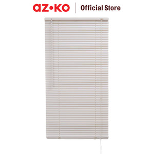 [EZO.0801152] AZKO Forhom 160X220 cm Venetian Blind 25 mm - Putih Penutup Jendela Tirai Gulung Penghalang Cahaya Blind Spotlights Gorden