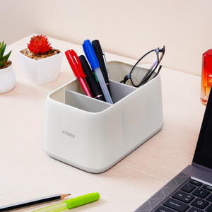 [EZO.0801169] AZKO Stora Partition Organizer Meja Desk Storage Box Tempat Alat Tulis Minimalis Serbaguna Wadah Penyimpanan Multifungsi Organizer Meja