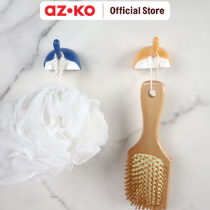 [EZO.0801184] AZKO Stora Set 2 Pcs Gantungan Dinding Serbaguna Permanen Cat Tail Pengait Multifungsi Tembok Wall Hook Tempat Gantung Pakaian Barang Serbaguna