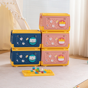 [EZO.0801230] AZKO Stora Kotak Penyimpanan Lipat Building Block Wadah Kotak Simpan Serbaguna Foldable Storage Box Dengan Handle Boks Organizer