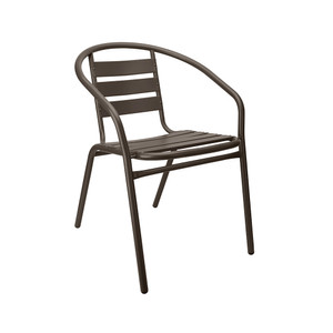 [EZO.0801232] AZKO Soleil Neelix Kursi Teras Berlengan Stacking Arm Chair Cafe Restaurant Chair Kursi Ruang Tamu Tempat Duduk Serbaguna