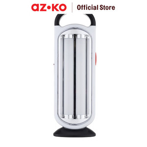 [EZO.0801254] AZKO Powerlite Lampu Darurat Rechargeable Long 15 watt Flashlight Worklight Emergency Lamp Lampu Camping Portable Travel Light Lampu Darurat Cadangan
