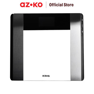 [EZO.0801264] AZKO Kris Timbangan Badan Digital Body Fat & Hydration - Hitam