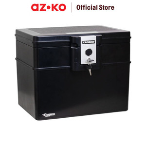 [EZO.0801266] AZKO Krisbow Griffin Brankas Tahan Api Chest 2037 - Hitam Fire Safe Brangkas Safety Box Tempat Barang Berharga Berangkas