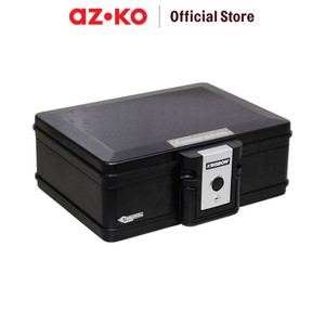 [EZO.0801267] AZKO Krisbow Griffin Brankas Tahan Api Chest 2017 - Hitam Fire Safe Brangkas Safety Box Tempat Barang Berharga Berangkas