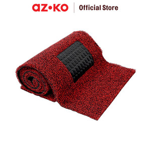 [EZO.0801268] AZKO Otto Klasse Karpet Mobil Pvc Coil - Hitam/Merah Car Carpet Aksesoris Alas Interior Mobil Car Cabin Mat Perlengkapan Otomotif