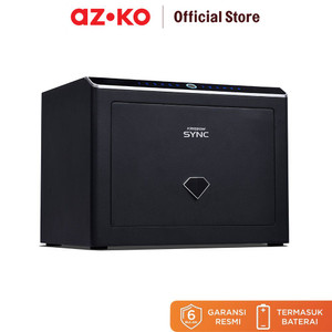 [EZO.0801295] AZKO Krisbow Sync Smart Brankas Besi Layar Sentuh Sync B30 - Hitam Steel Safe Touch Screen Lemari Brangkas Pintar Safety Box Tempat Simpan Barang Berharga Brankas Digital Keamanan Rumah