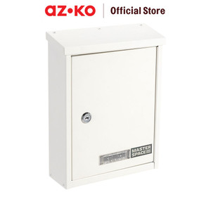 [EZO.0801299] AZKO Masterspace 22X7.5X30 cm Kotak Surat Dinding - Putih Mailbox Kotak Pos Kotak Surat Tahan Cuaca