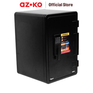 [EZO.0801303] AZKO Krisbow Griffin Brankas Tahan Api 245Reik - Hitam Fire Safe Brangkas Safety Box Tempat Barang Berharga Berangkas