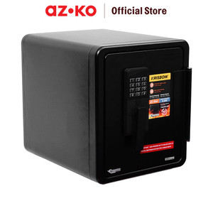 [EZO.0801304] AZKO Krisbow Griffin Brankas Tahan Api 091Reik - Hitam Fire Safe Brangkas Safety Box Tempat Barang Berharga Berangkas
